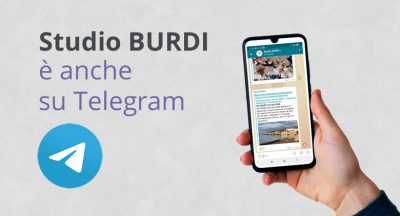 Studio BURDI è anche su TELEGRAM